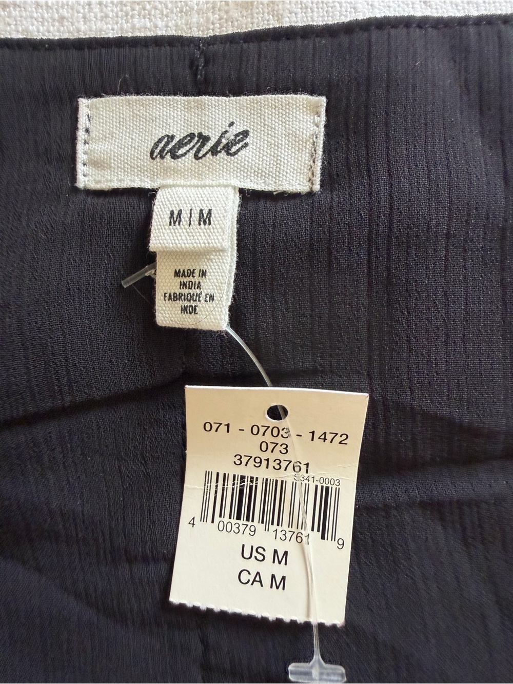 Aerie Black Chiffon Wrap Skirt - Picture 5 of 11